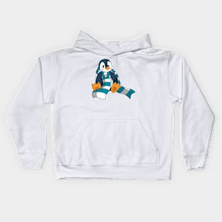 Penguin with Scarf Kids Hoodie